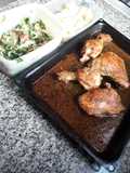 Pollo a la mostaza, al horno