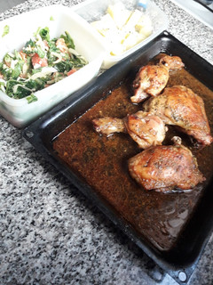 Una foto de Pollo a la mostaza, al horno