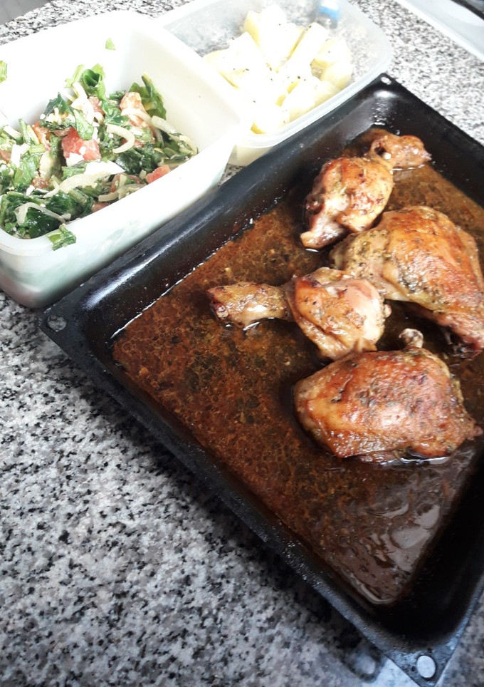 Una foto de Pollo a la mostaza, al horno