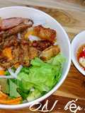 Mixed Grilled Pork Vermicelli Bowl (Bún Thịt Nướng Thập Cẩm)