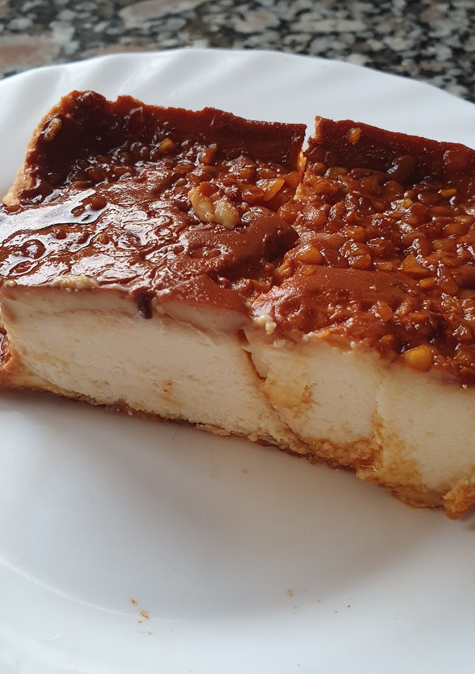 Una foto de Flan 3 leches express