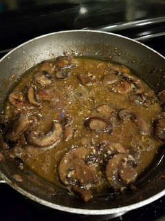 A picture of Sauteed mushrooms.