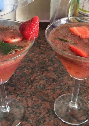 Epres mojito recept fotója
