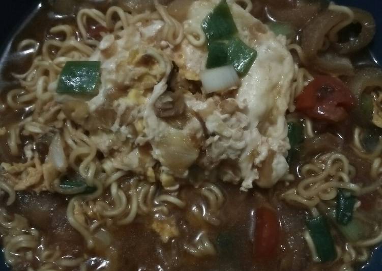 Cara Mudah Membuat Mie nyemek kikil Menggugah Selera