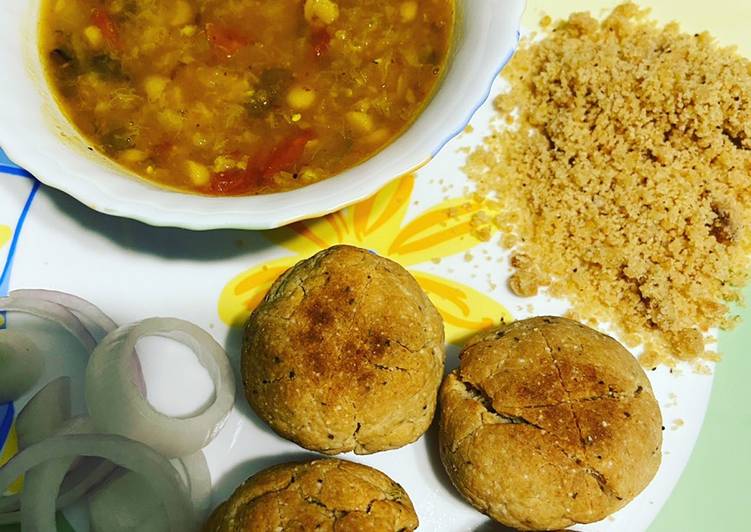 Recipe of Quick Dal baati churma