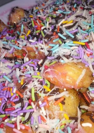 Foto resep Pisang goreng PELaNGI koko pandan PINK BANJAR GNR