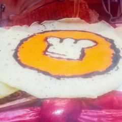 Cookpad logo pan cake A picture of Cookpad logo pan cake.