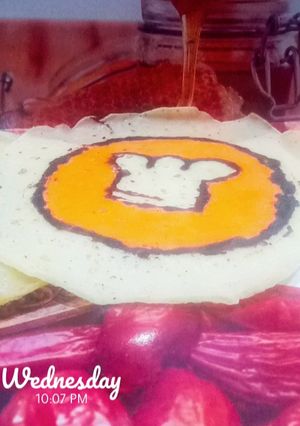 A picture of Cookpad logo pan cake.
