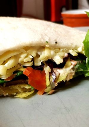 A picture of My Big Mixed Sandwich 😙.