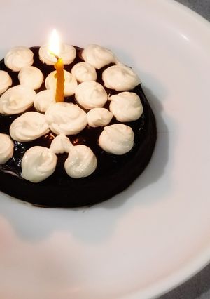 A picture of No Oven Decadent Chocolate Cake.