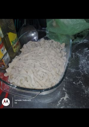 Una foto de Tallarines caseros