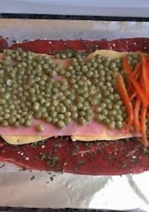 Una foto de Matambre de milanesas 