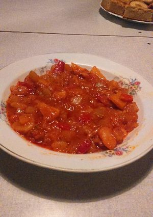 Cukkini pörkölt recept fotója