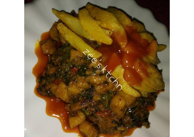 Recipe of Speedy Plantain pottage and chips