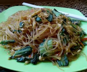 Resep Terbaik Soun Goreng Sawi Enak dan Sehat