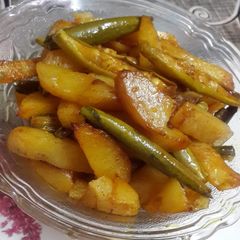Parwal aloo ki sabzi A picture of Parwal aloo ki sabzi.