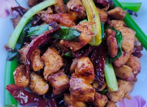 Gambar Szechuan chicken cara saya