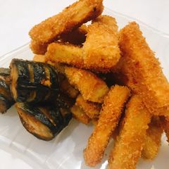 A picture of Crunchy coconut yam fries.