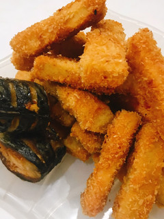 A picture of Crunchy coconut yam fries.
