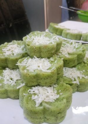 Foto resep Bolu pisang pandan tabur keju