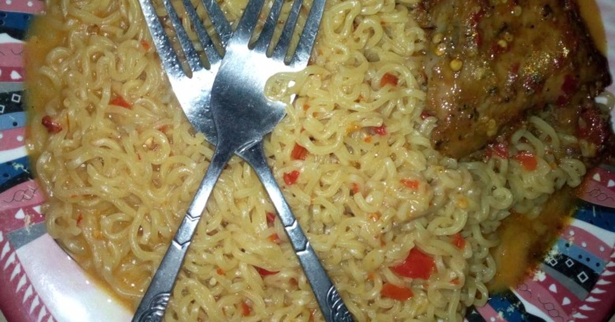 Indomie in chicken pepper soup Recipe by Afreeda's_Bakery Cookpad