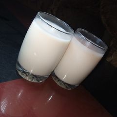 Watermelon milk juice A picture of Watermelon milk juice.