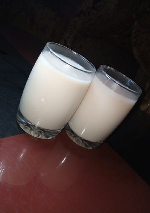 A picture of Watermelon milk juice.