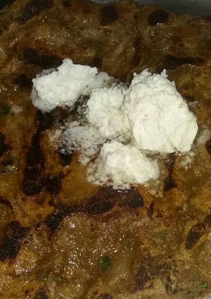 A picture of Chapati of pearl millet (bajra).