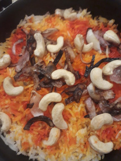 A picture of BEFF Biriyani.