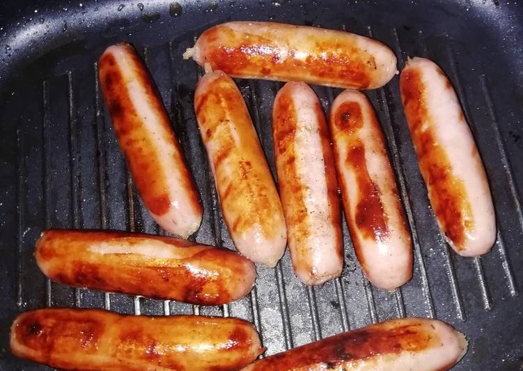 Recipe of Speedy Grilled pork sausages #15minutescookingchallenge