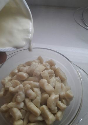 Una foto de Ñoquis de papas "perezosos"