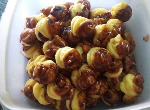 Una foto de Profiteroles caseros