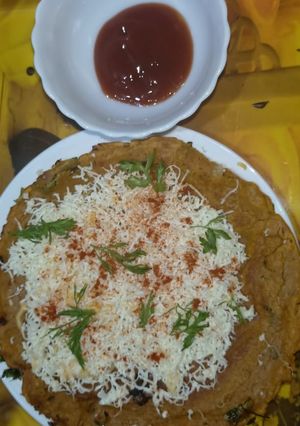 পনির চীজ চিলা (paneer cheese chilla recipe in Bengali) রেসিপির প্রধান ছবি