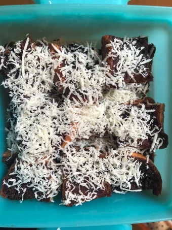 Cara Mudah Membikin Resep Roti panggang teflon rendam coklat yang Lezat Anti Ribet, Lezat