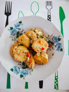 Foto resep Tofu telor asin