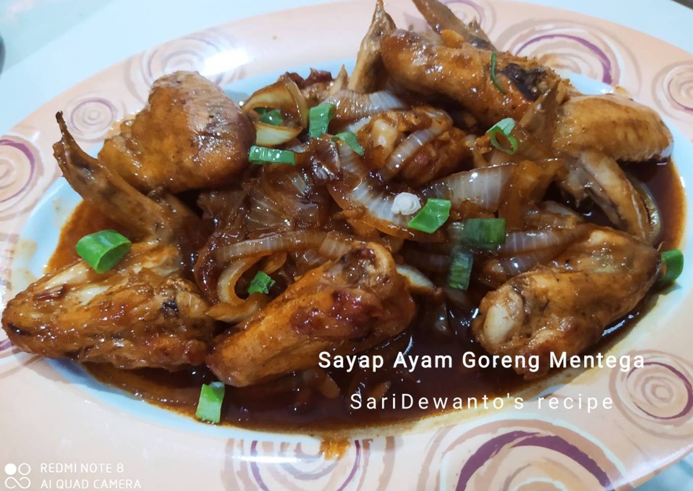 Sayap Ayam Goreng Saus Mentega