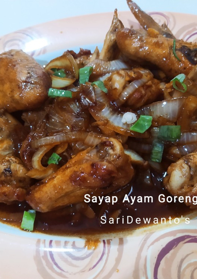 Foto resep Sayap Ayam Goreng Saus Mentega