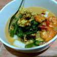 Opor udang tempe pakai susu