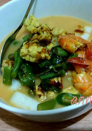 Foto resep Opor udang tempe pakai susu