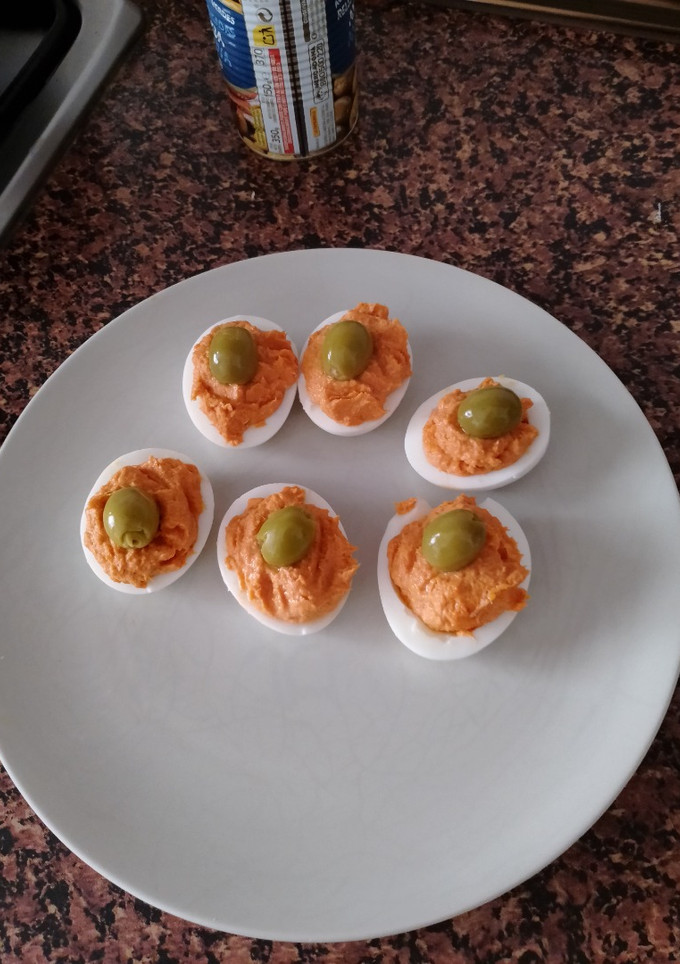Una foto de Huevos rellenos light