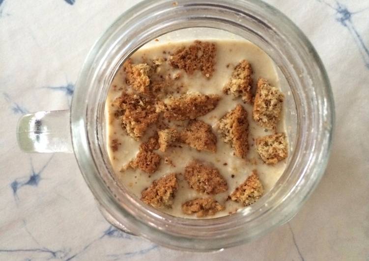Crunchy Overnight Oat (resep asli: Quaker Selai dan Peanut Butter Overnight Oat)