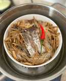 Cá Chẽm Hấp Kim Châm Xì Dầu