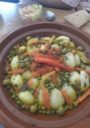 Una foto de Tajín marroquí
