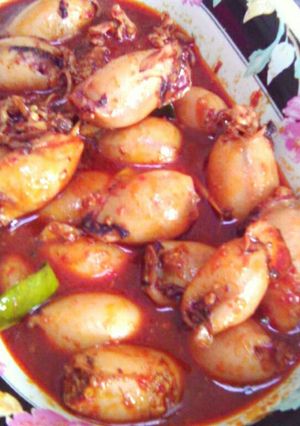 Foto resep Cumi Isi Kuah Pedas