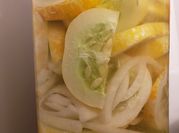A picture of cucumber pickles