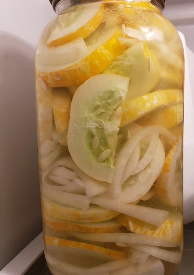 A picture of Pickled Cucumbers.