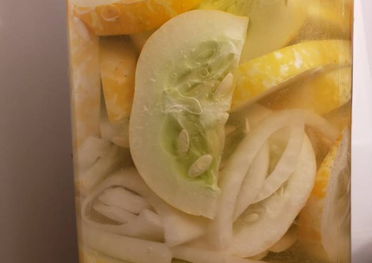 Steps to Prepare Quick Pickled Cucumbers