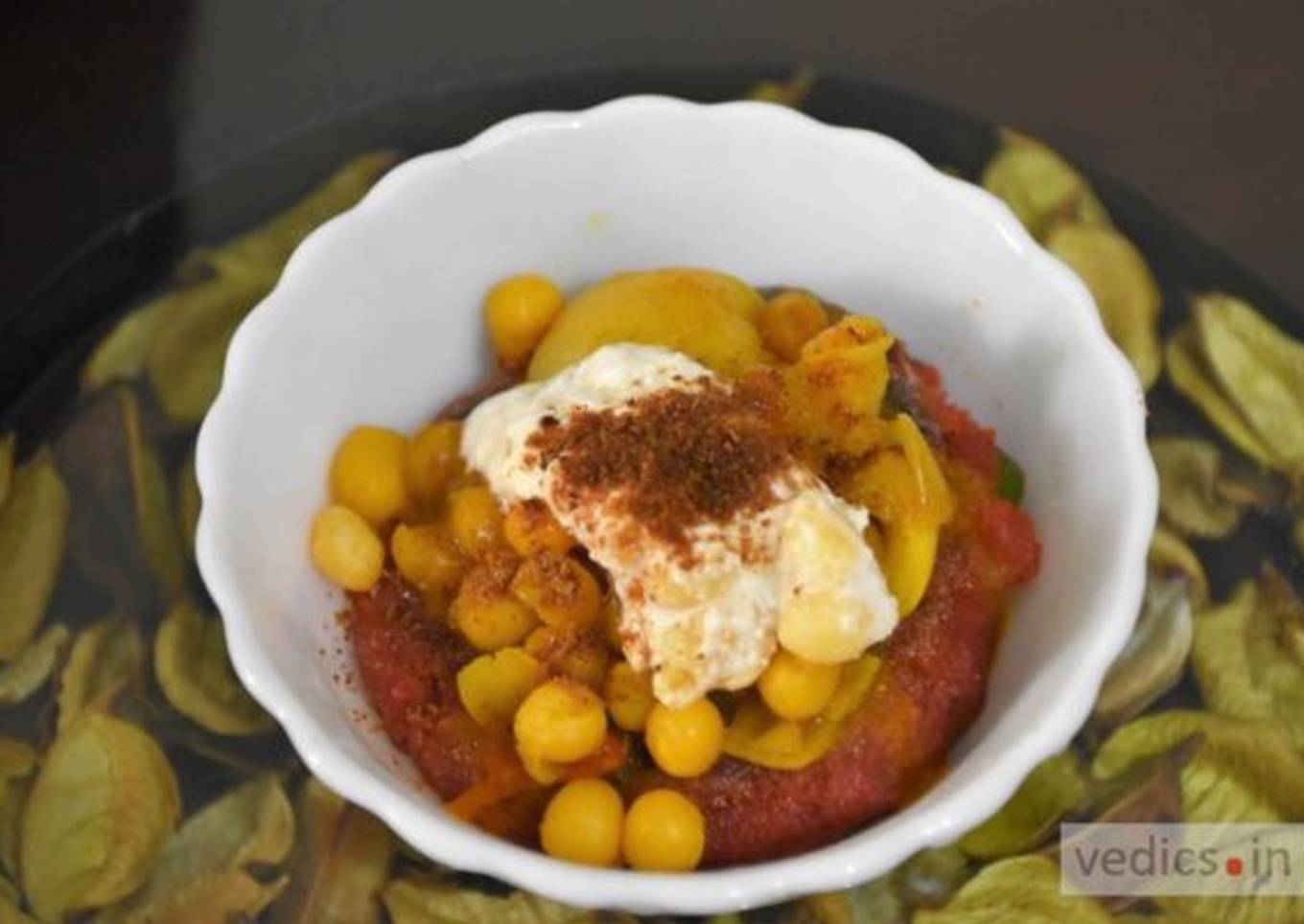 Beetroot, apple and carrot cutlet chat