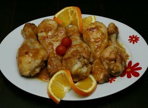 Foto principal de Muslos de pollo a la naranja🍊🍗💛 (perfectos para Navidad)
