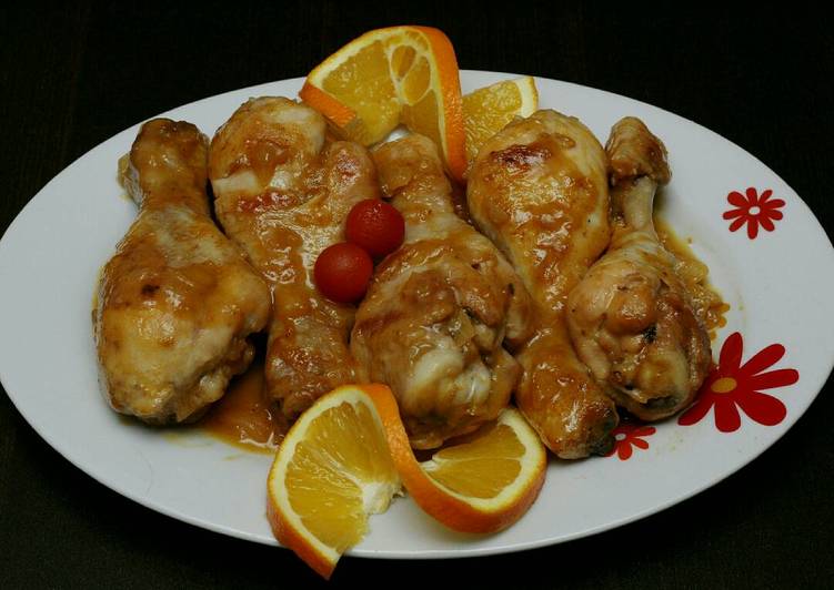 Recetas para preparar muslos de pollo ala naranja